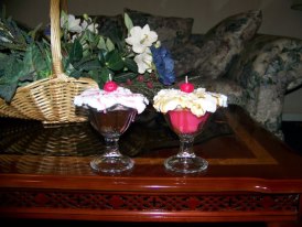 Ice Cream Sundae Candles Wide